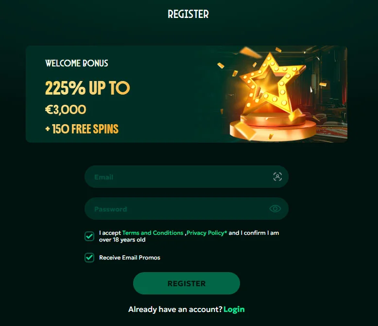 inscription allstar casino